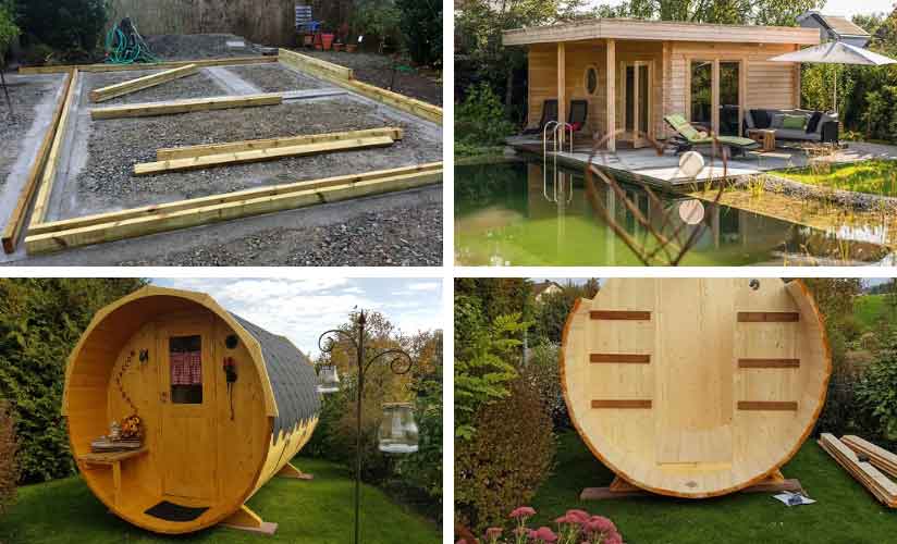 sauna foundation: how to lay the foundation your garden sauna